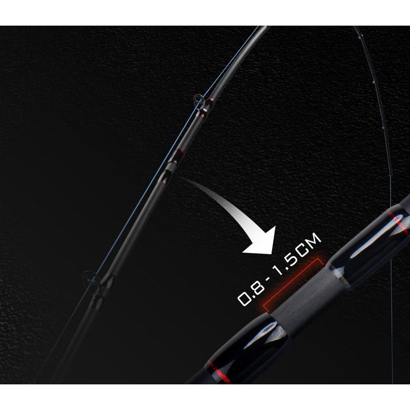 Casting Rod With Guide Rings
