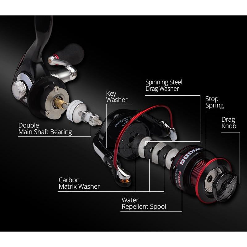 Water-Resistant Fishing Reel