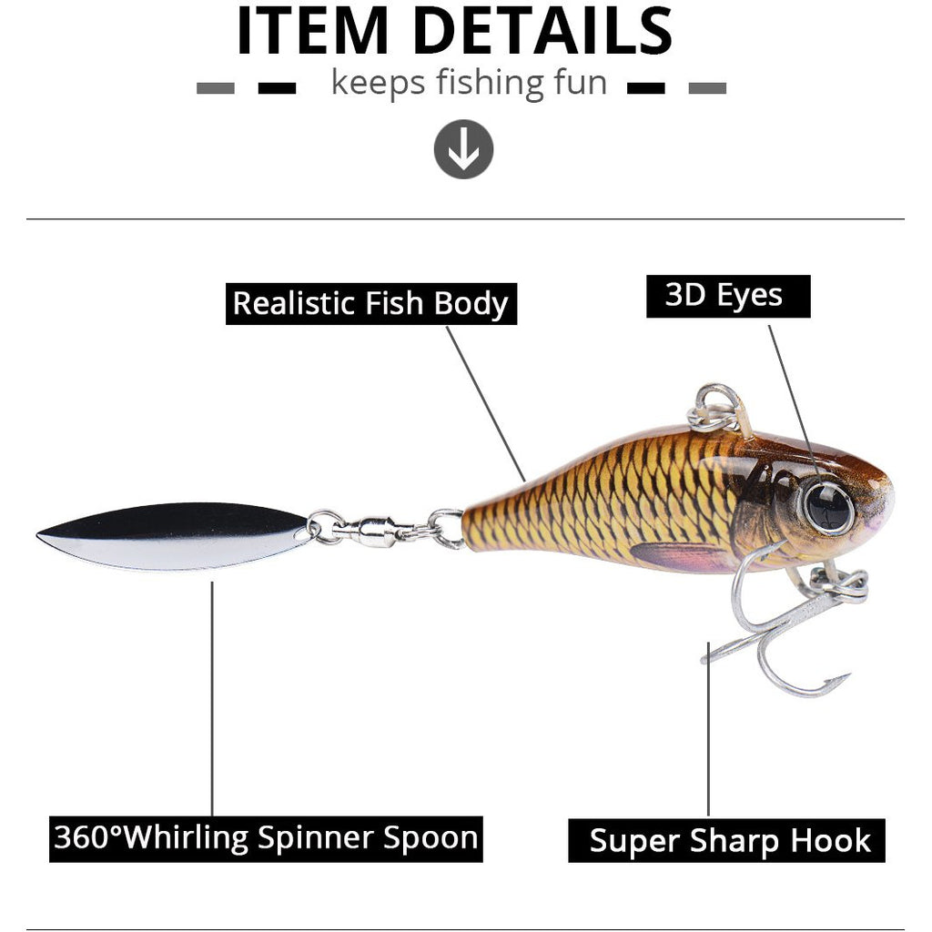 Single Hook 3D Eyes Bait