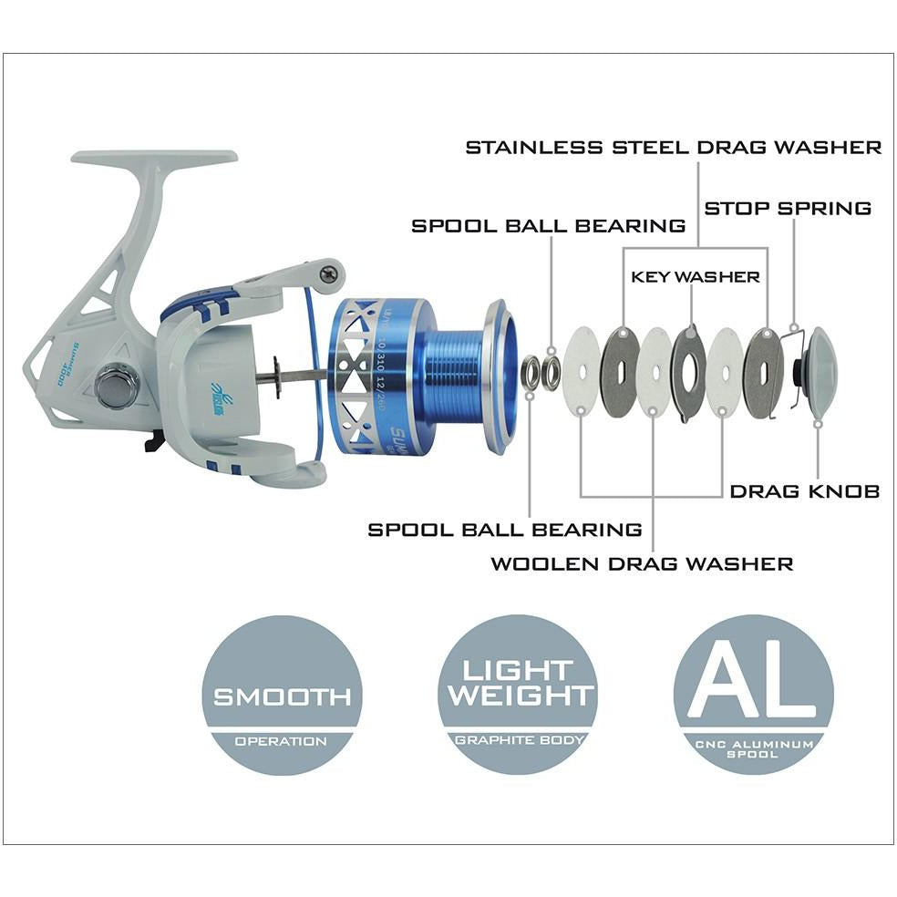 Summer Spinning Fishing Reel