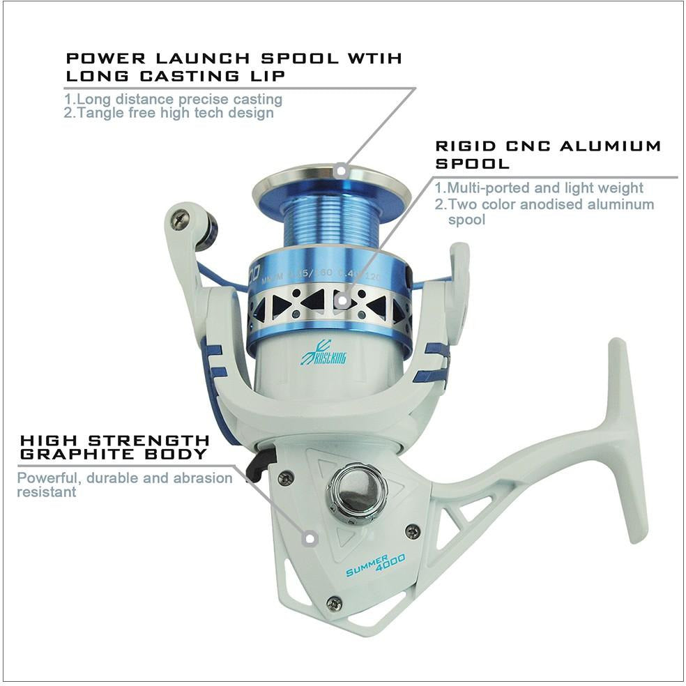 Summer Spinning Fishing Reel