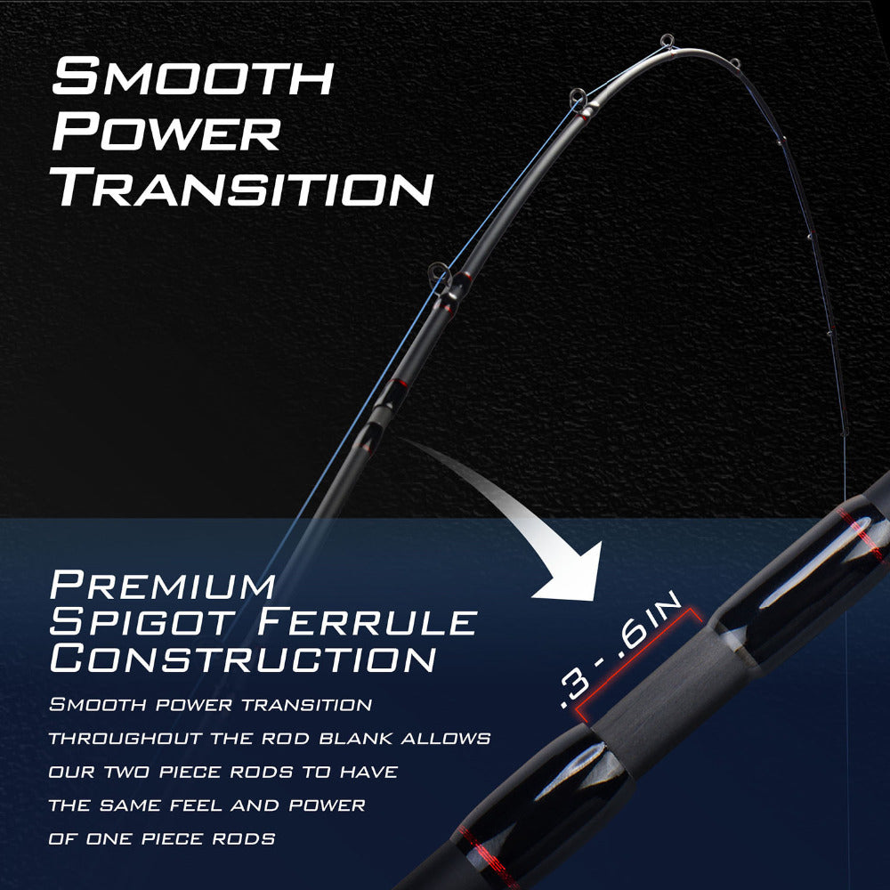 Casting Rod With Guide Rings