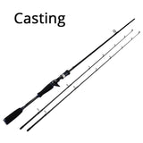 Ultralight Carbon Spinning Fishing Rod